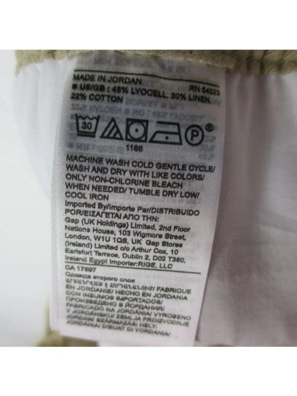 Banana Republic Cotton Linen Relaxed Drawstring Pants Beige Women's XXL NWT $98